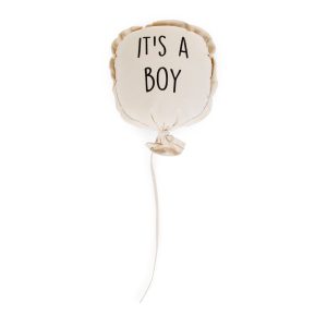 Vászon Ballon – “It’s A Boy” – Fali Dekoráció – 35x26x8 Cm